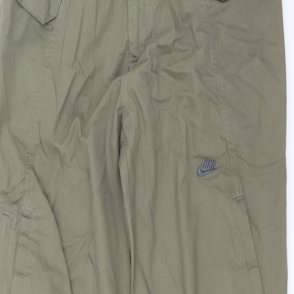 Nike Mens Green   Cargo Trousers Size L L32 in