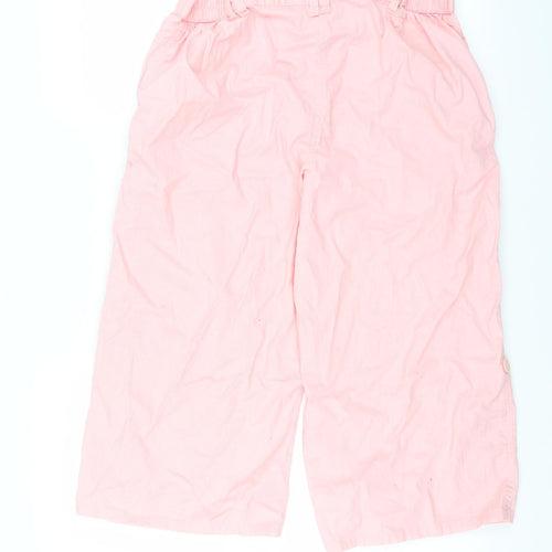 Casual Comfort Womens Pink   Cropped Trousers Size 14 L20 in