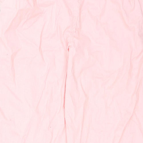 Casual Comfort Womens Pink   Cropped Trousers Size 14 L20 in