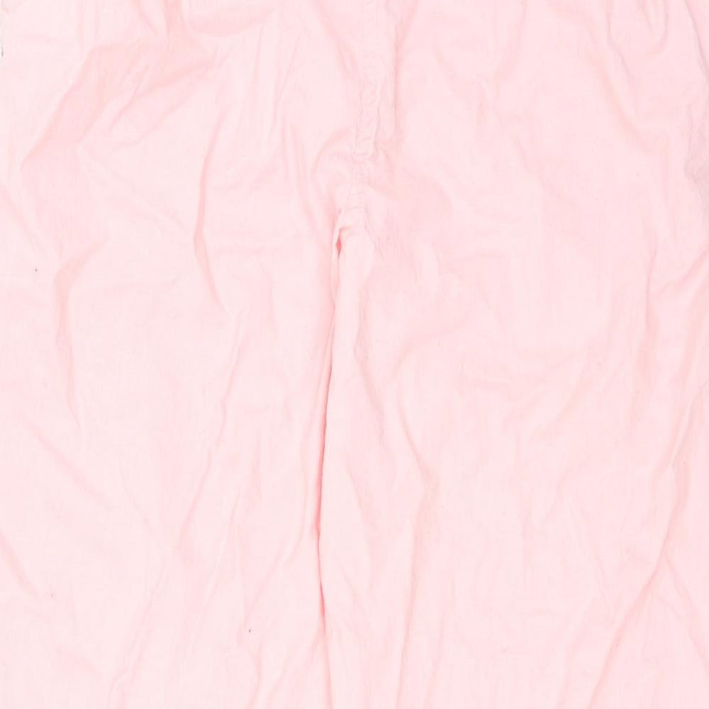 Casual Comfort Womens Pink   Cropped Trousers Size 14 L20 in