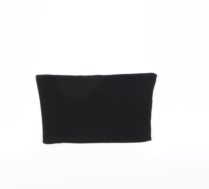 New Look Womens Black   Basic Blouse Size 10  - Boob Tube