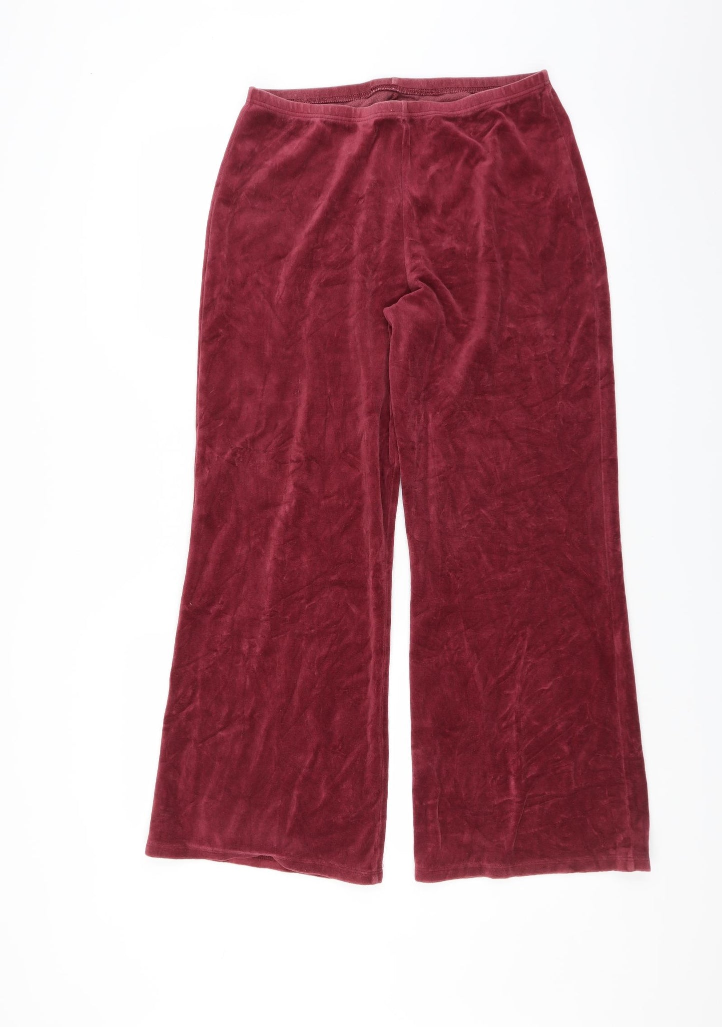 Marks and Spencer Womens Purple Solid   Lounge Pants Size 14