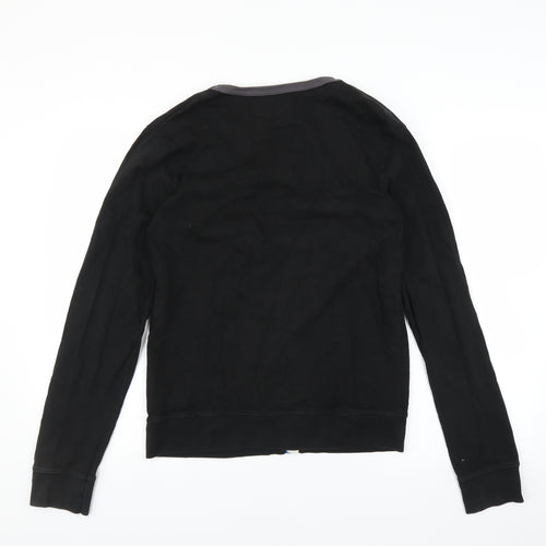 Crafted Womens Black   Cardigan Jumper Size M