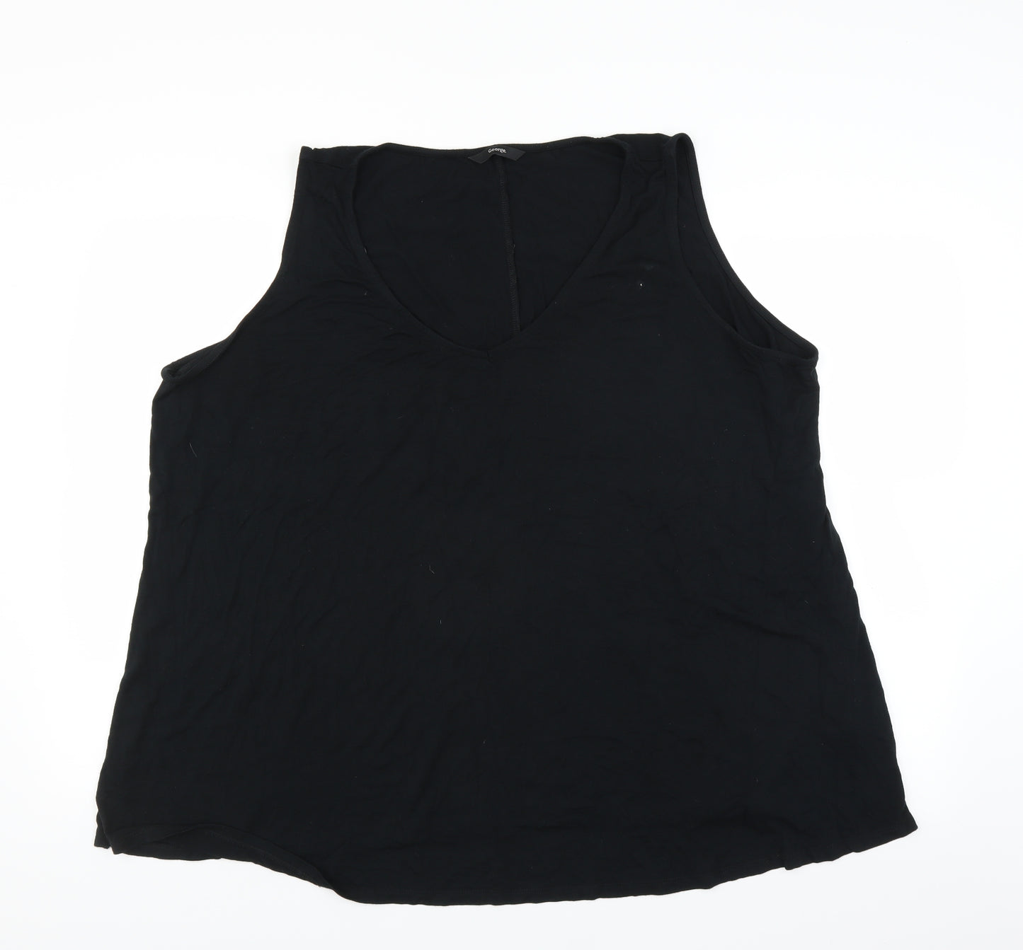 George Womens Black   Basic Blouse Size 24
