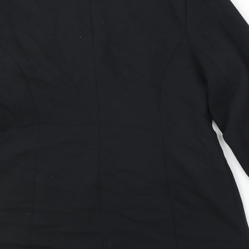 Definitions Collection Womens Black   Jacket Suit Jacket Size 14