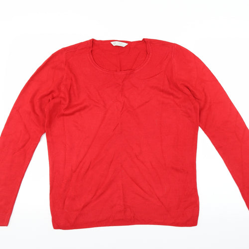 BHS Womens Red   Pullover Jumper Size 14
