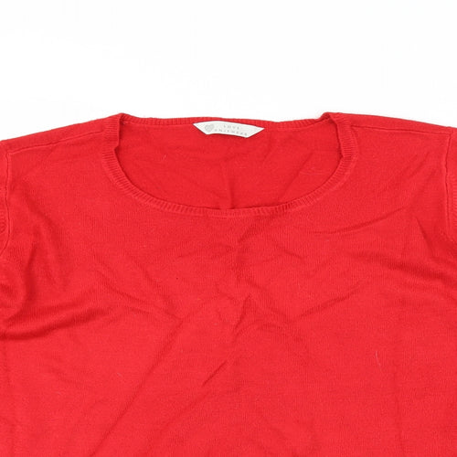 BHS Womens Red   Pullover Jumper Size 14