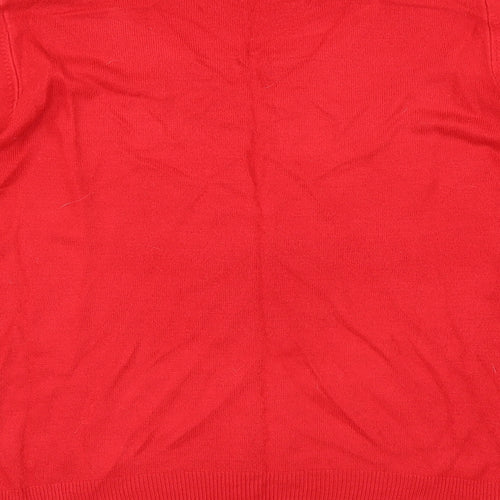 BHS Womens Red   Pullover Jumper Size 14