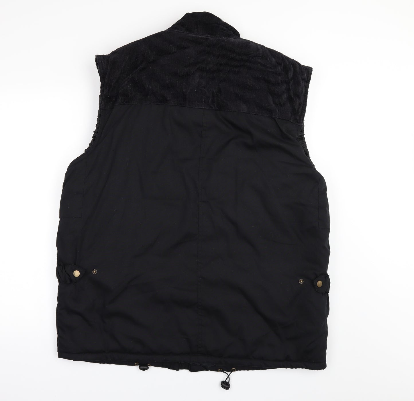 Cutting Edge Mens Black   Gilet Jacket Size L