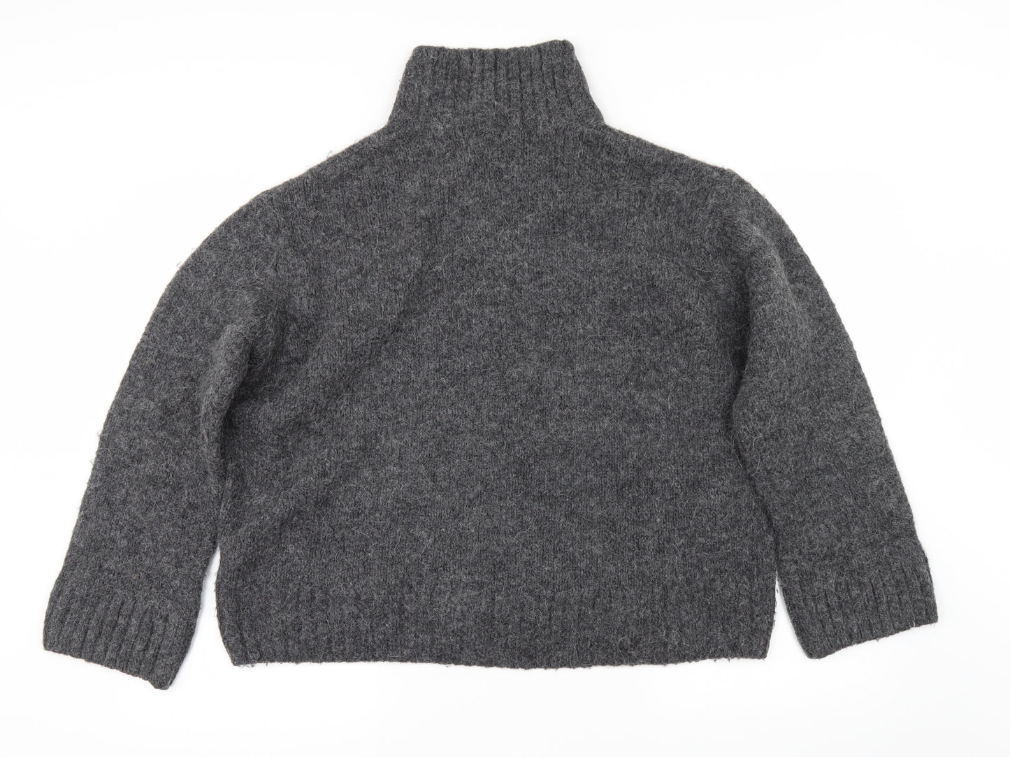 H&M Womens Grey   Pullover Jumper Size M