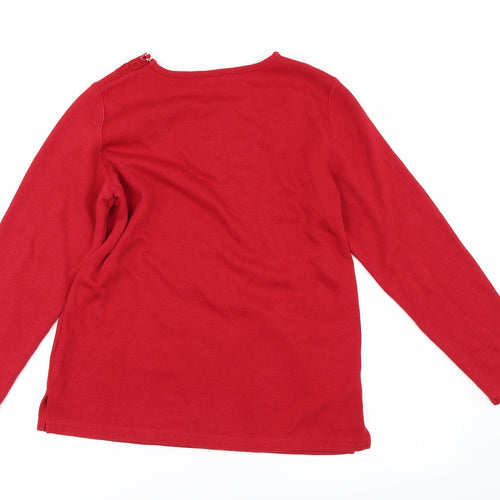 Bonmarché Womens Red   Basic T-Shirt Size XS