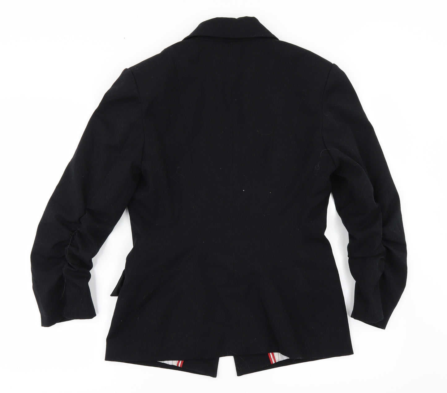 Marks and Spencer Womens Black   Trouser Suit Suit Jacket   - gathered sleeves