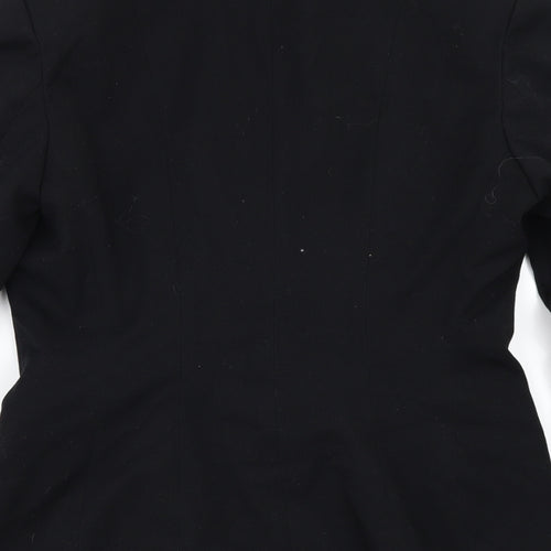 Marks and Spencer Womens Black   Trouser Suit Suit Jacket   - gathered sleeves