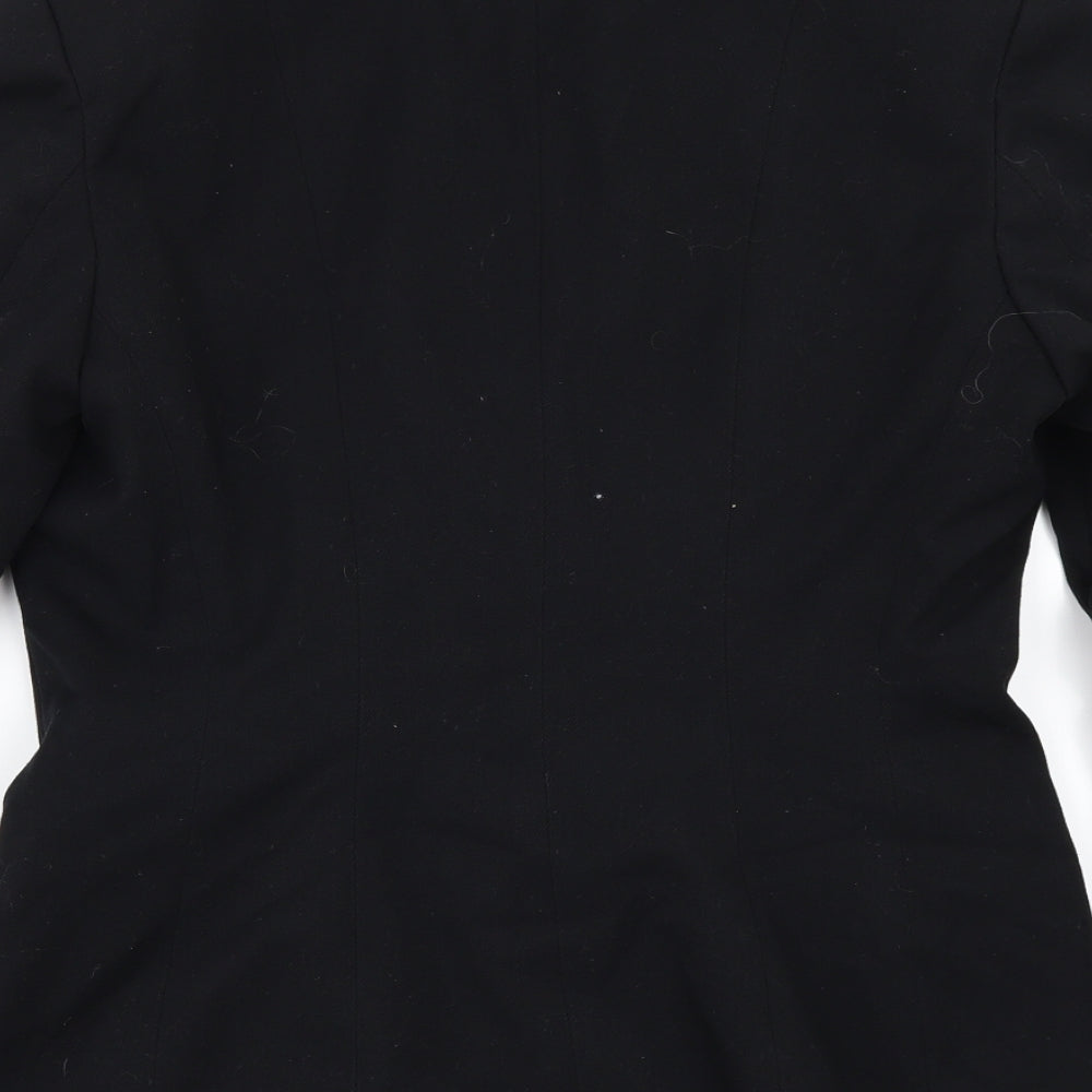 Marks and Spencer Womens Black   Trouser Suit Suit Jacket   - gathered sleeves