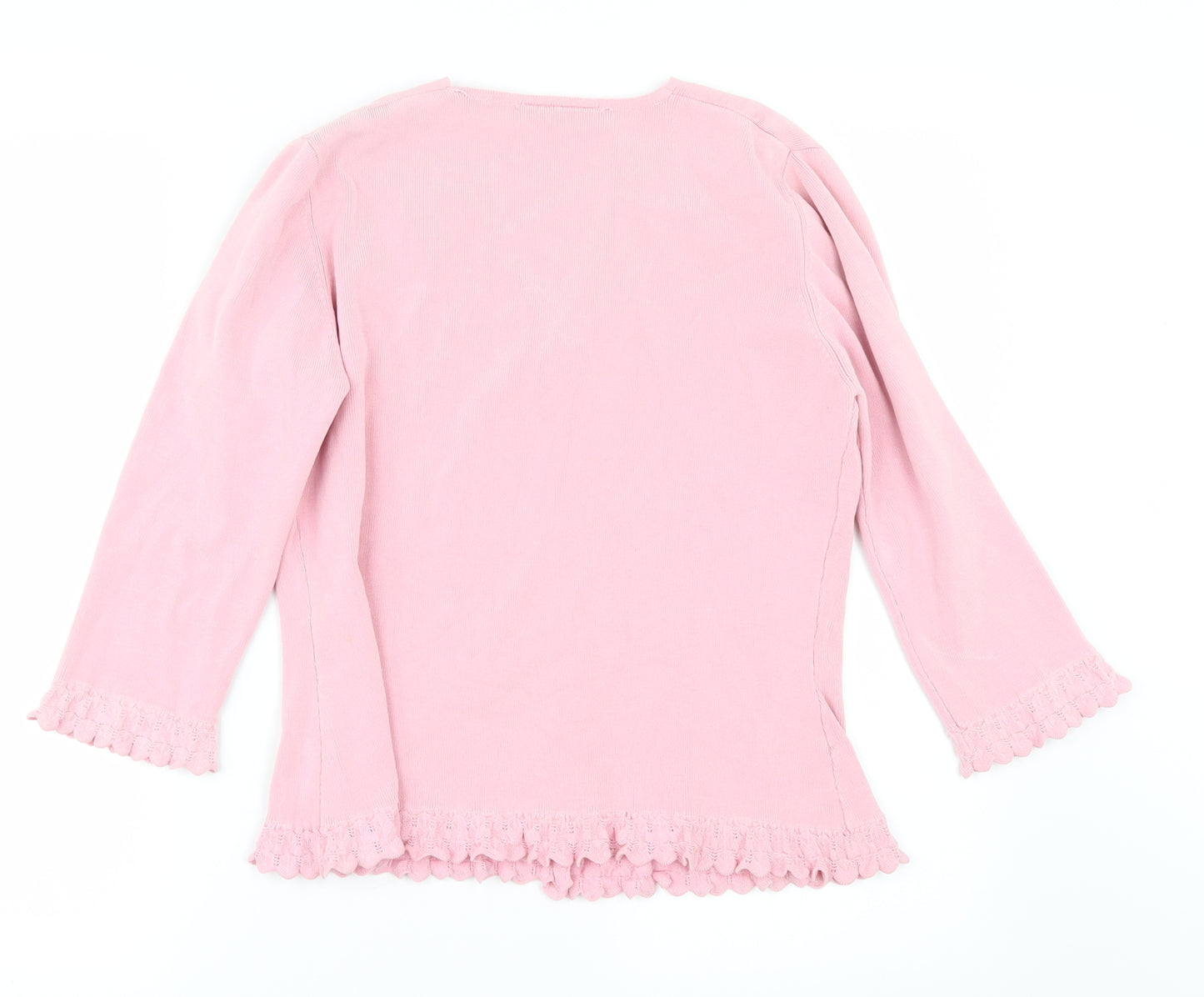 Country Casuals Womens Pink   Cardigan Jumper Size M