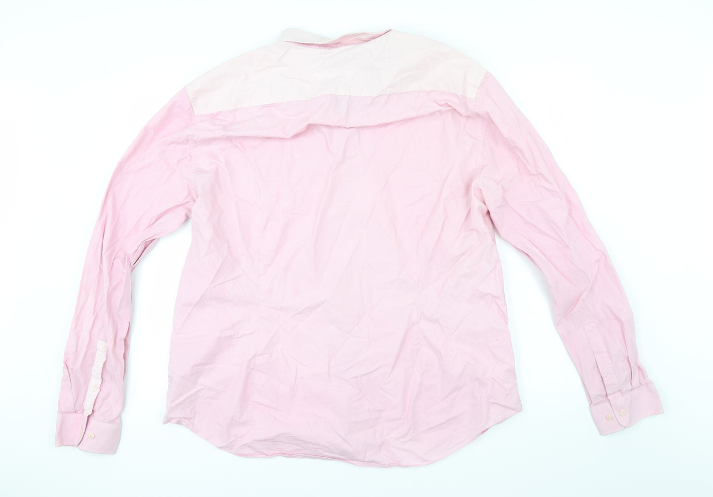 NEXT Mens Pink    Button-Up Size 2XL