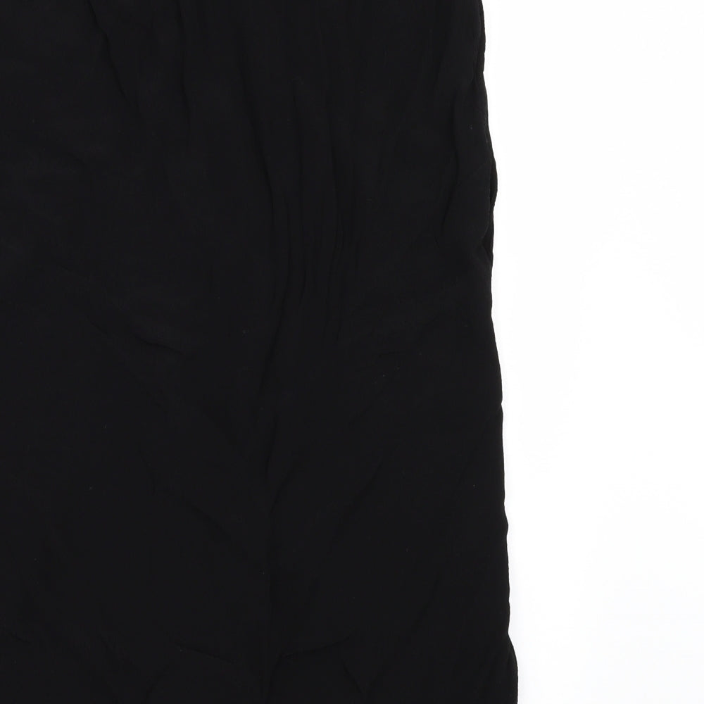 TU Womens Black   Tunic Button-Up Size 16