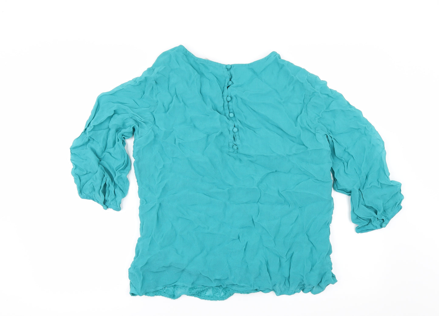 Per Una Womens Green   Basic Blouse Size 14