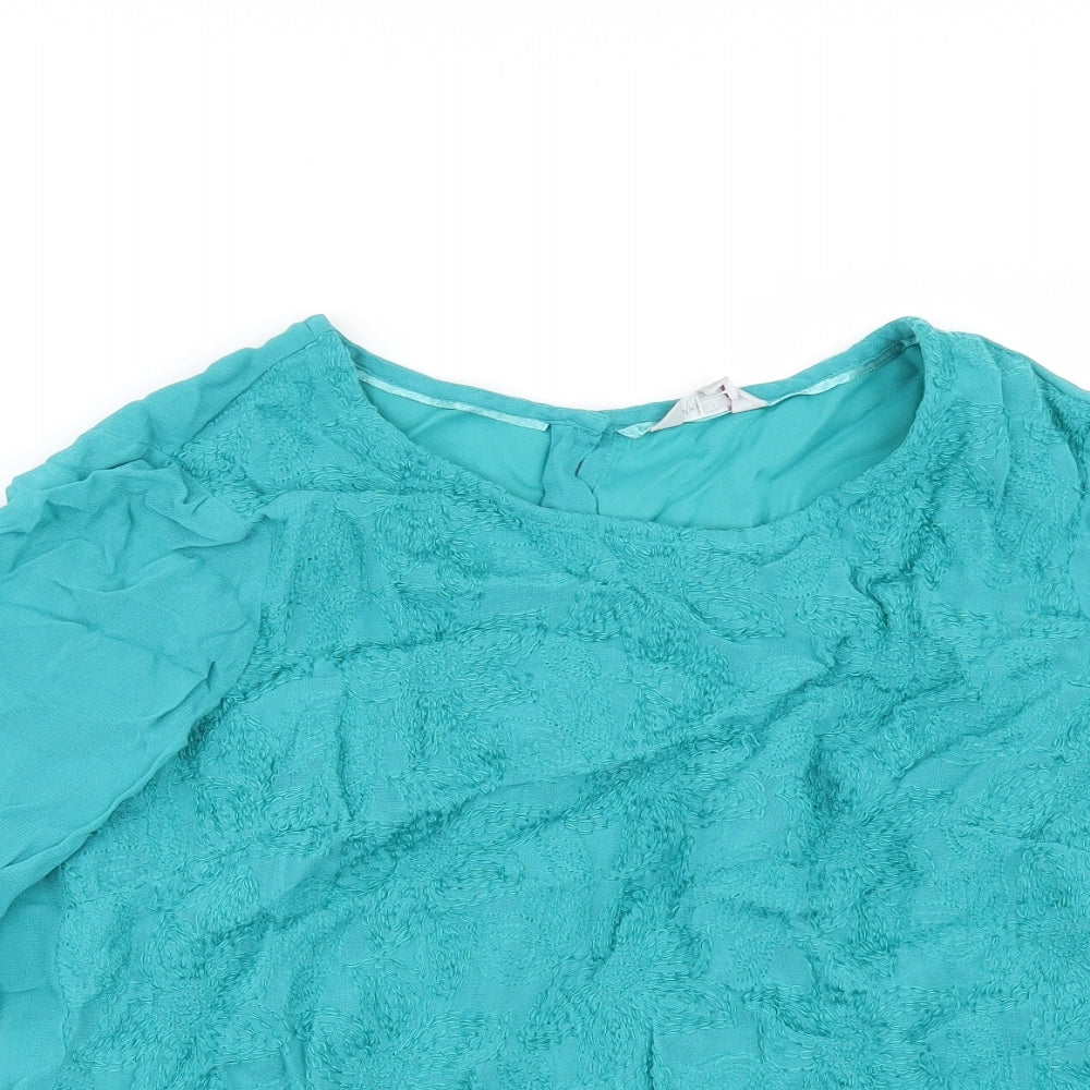 Per Una Womens Green   Basic Blouse Size 14