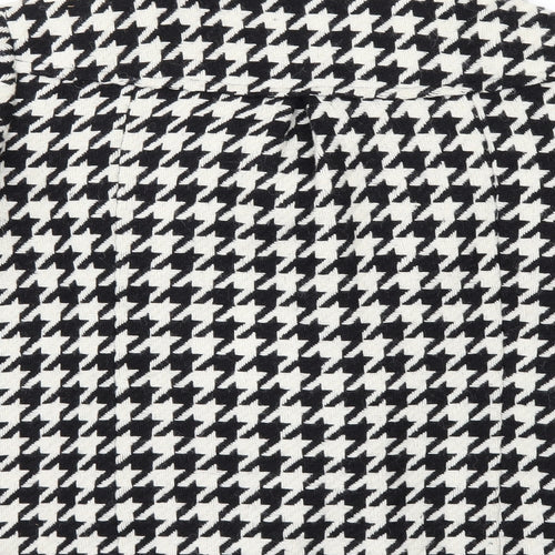 Papaya Womens White Check  Jacket  Size 4