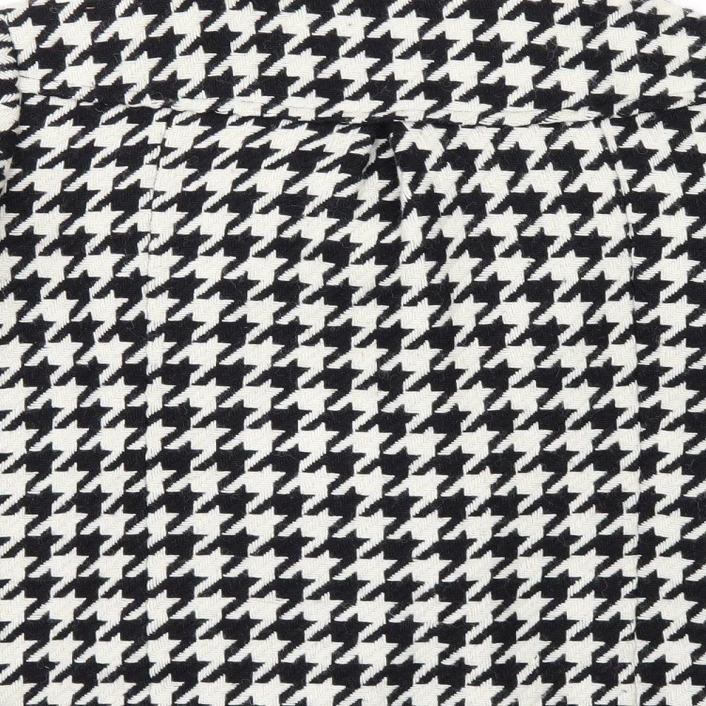 Papaya Womens White Check  Jacket  Size 4