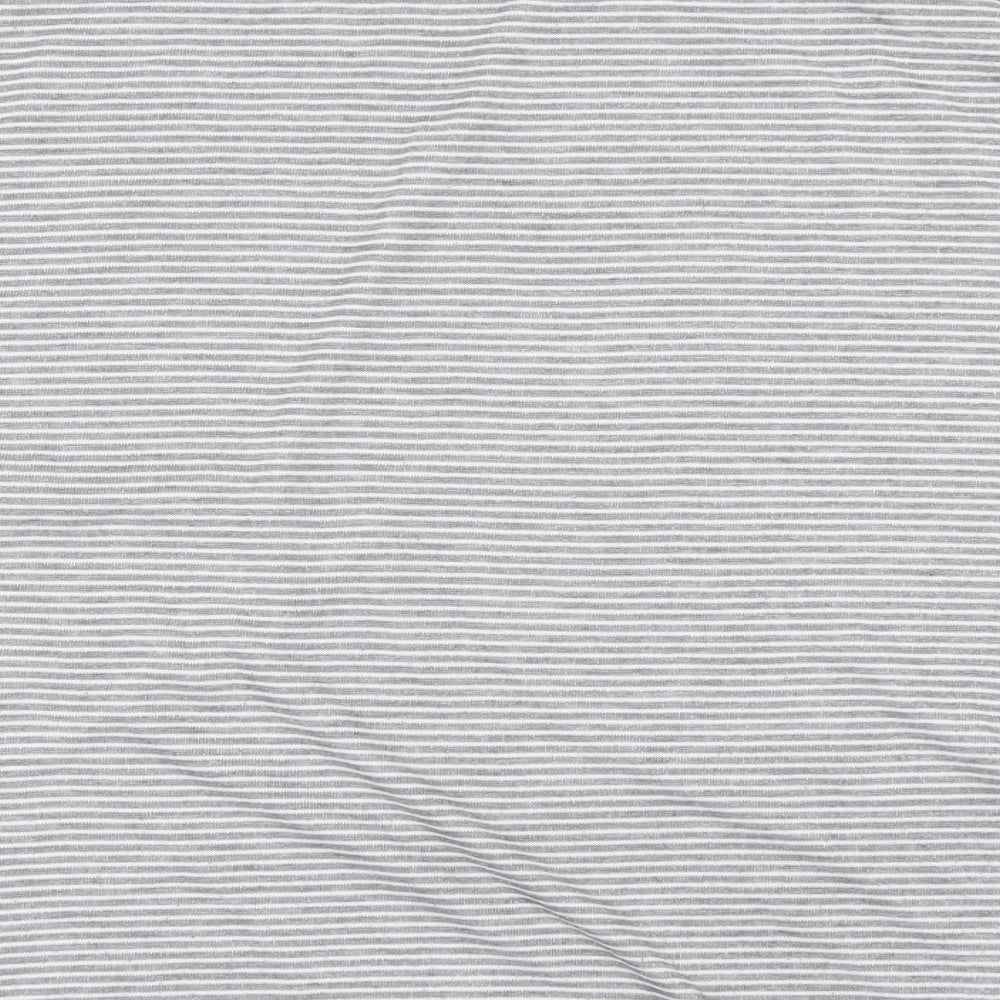 TU Womens Grey Striped  Basic T-Shirt Size 22
