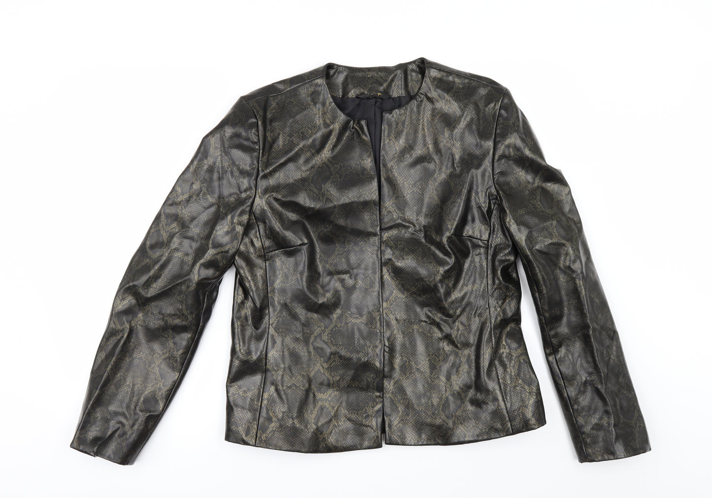 George Womens Multicoloured Animal Print  Jacket  Size 14