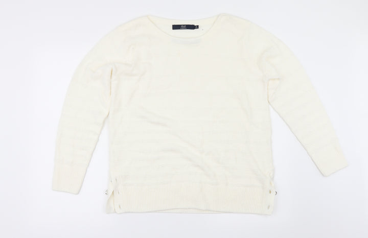 EWM Womens Ivory   Pullover Jumper Size M