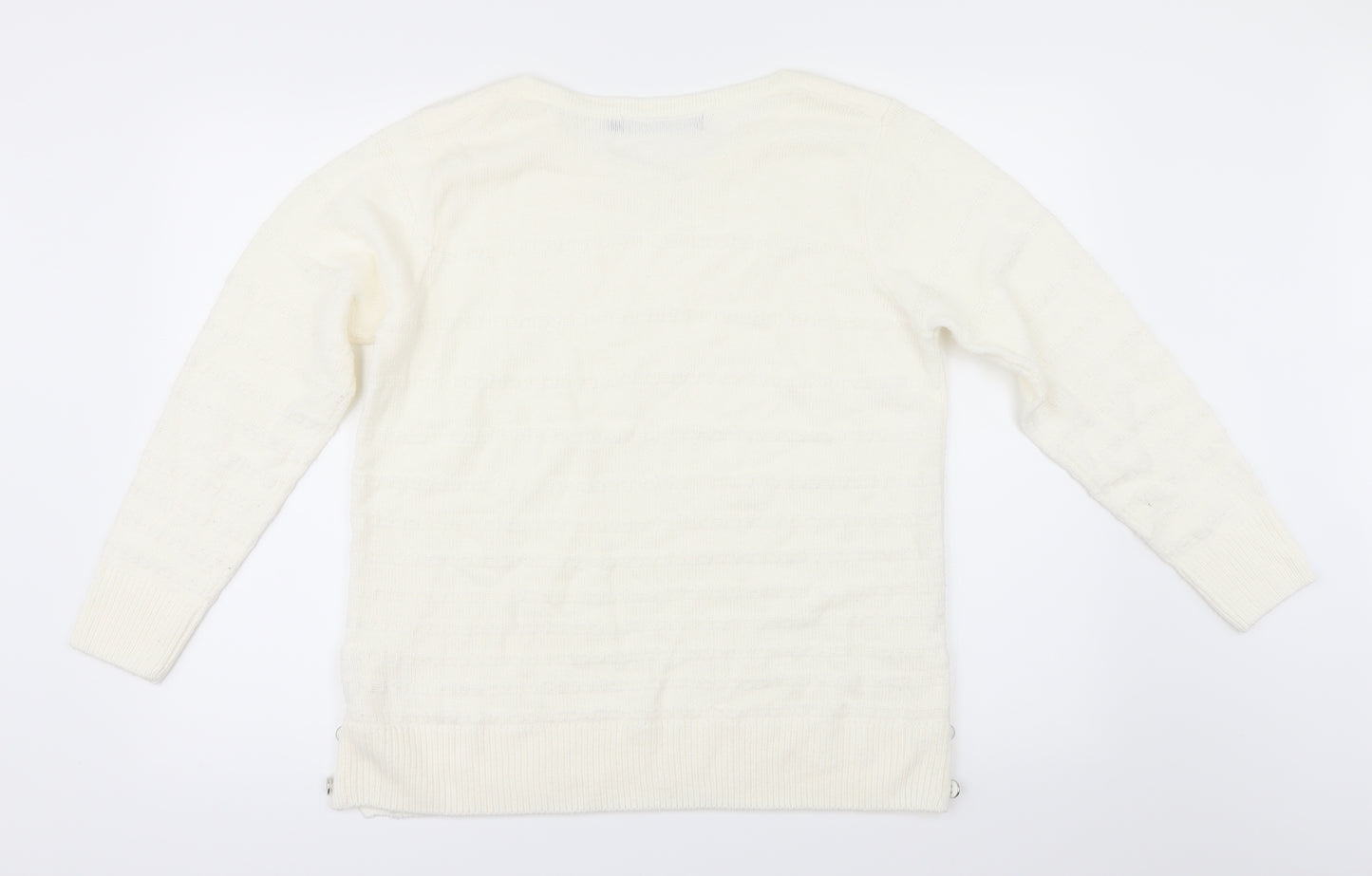 EWM Womens Ivory   Pullover Jumper Size M