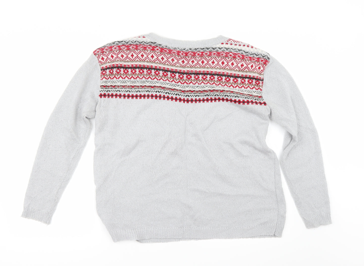 George Womens Grey   Pullover Jumper Size 12  - CHRISTMAS