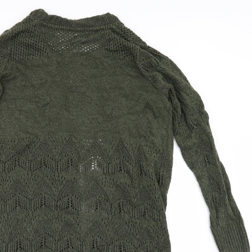 George Womens Green   Cardigan Jumper Size S