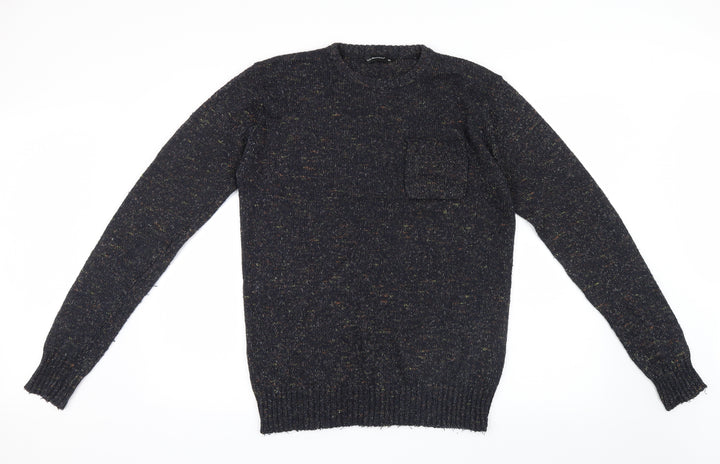 Cedar Wood State Mens Blue  Knit Pullover Jumper Size M