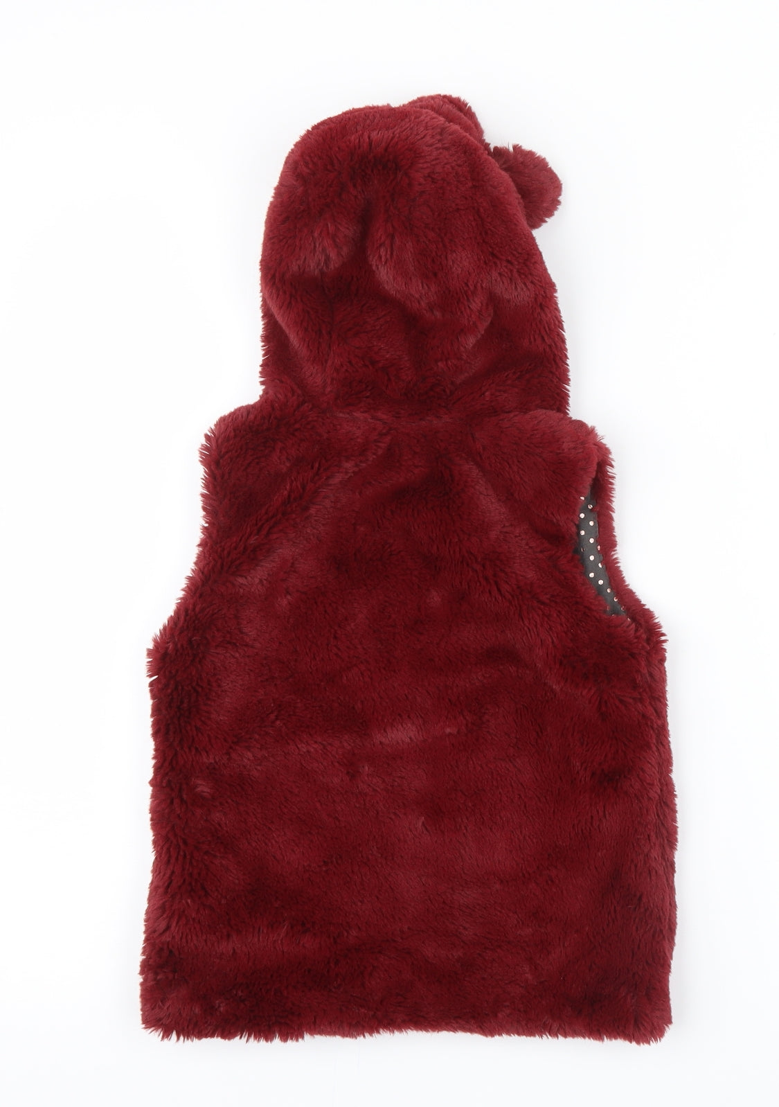 Nutmeg Girls Red   Gilet Jacket Size 4-5 Years