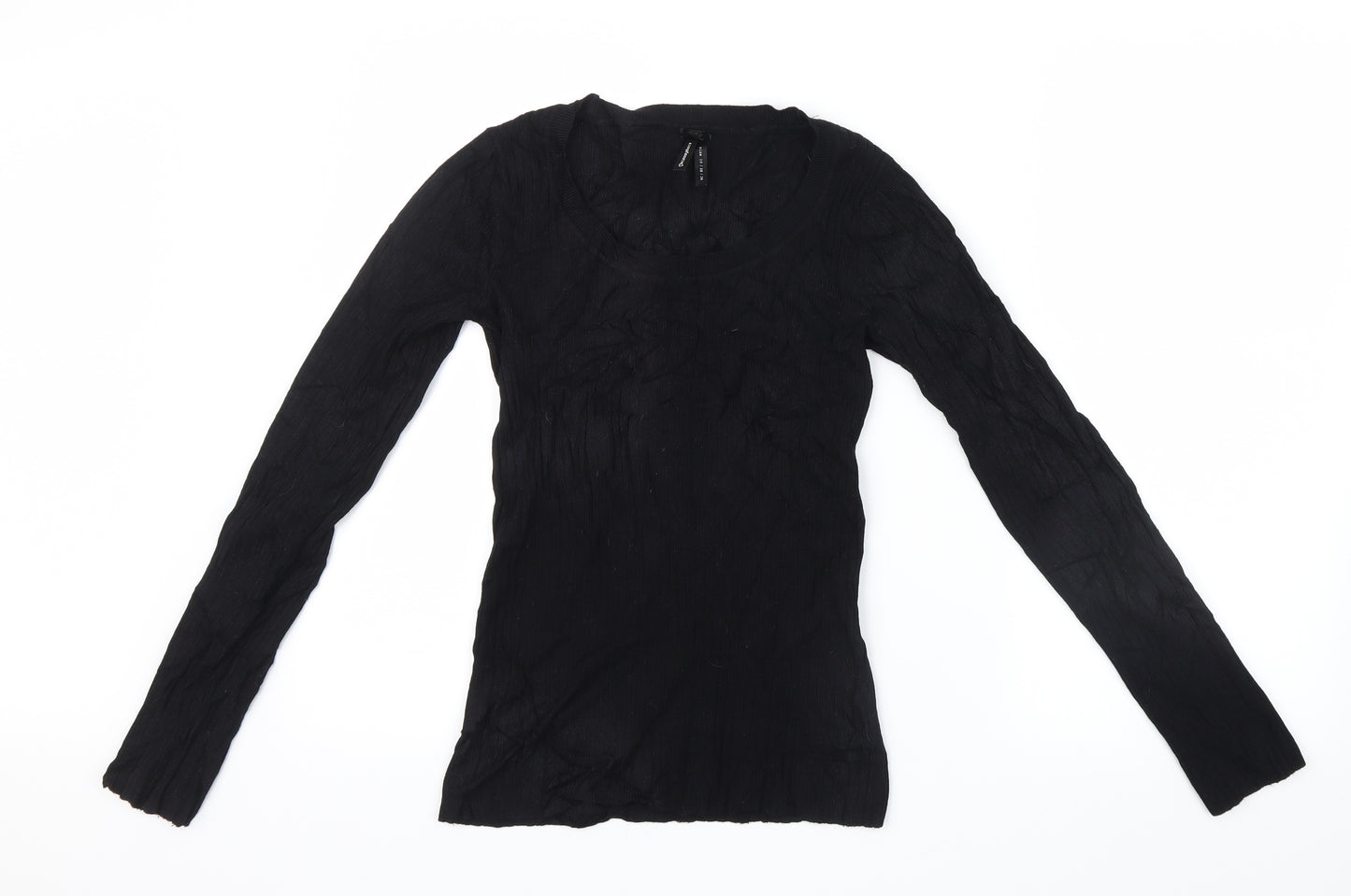 Atmosphere Womens Black  Knit Pullover Jumper Size 10