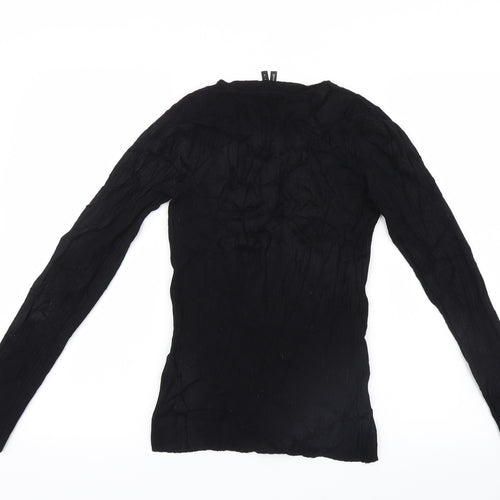 Atmosphere Womens Black  Knit Pullover Jumper Size 10
