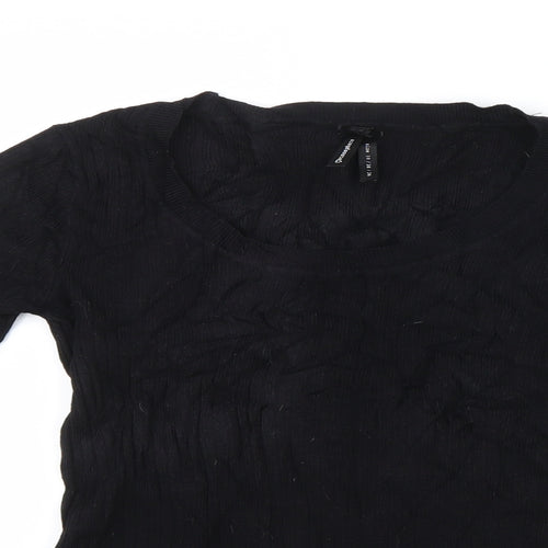 Atmosphere Womens Black  Knit Pullover Jumper Size 10