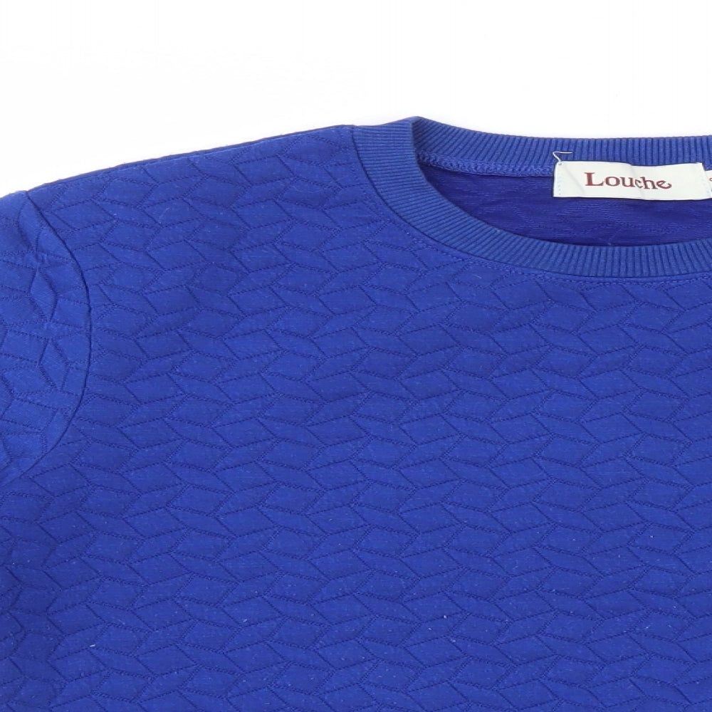 Louche Womens Blue   Pullover Jumper Size 8
