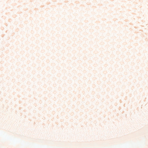 Paramour Womens Pink  Knit Pullover Jumper Size S