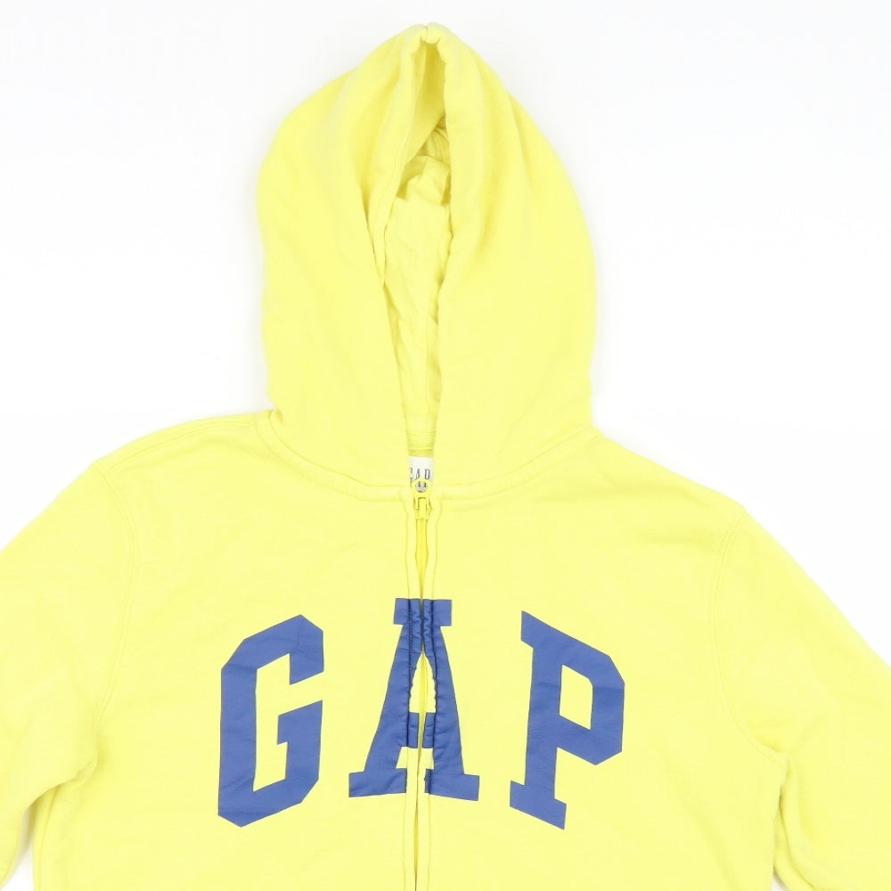 Gap Boys Yellow   Full Zip Hoodie Size 2XL