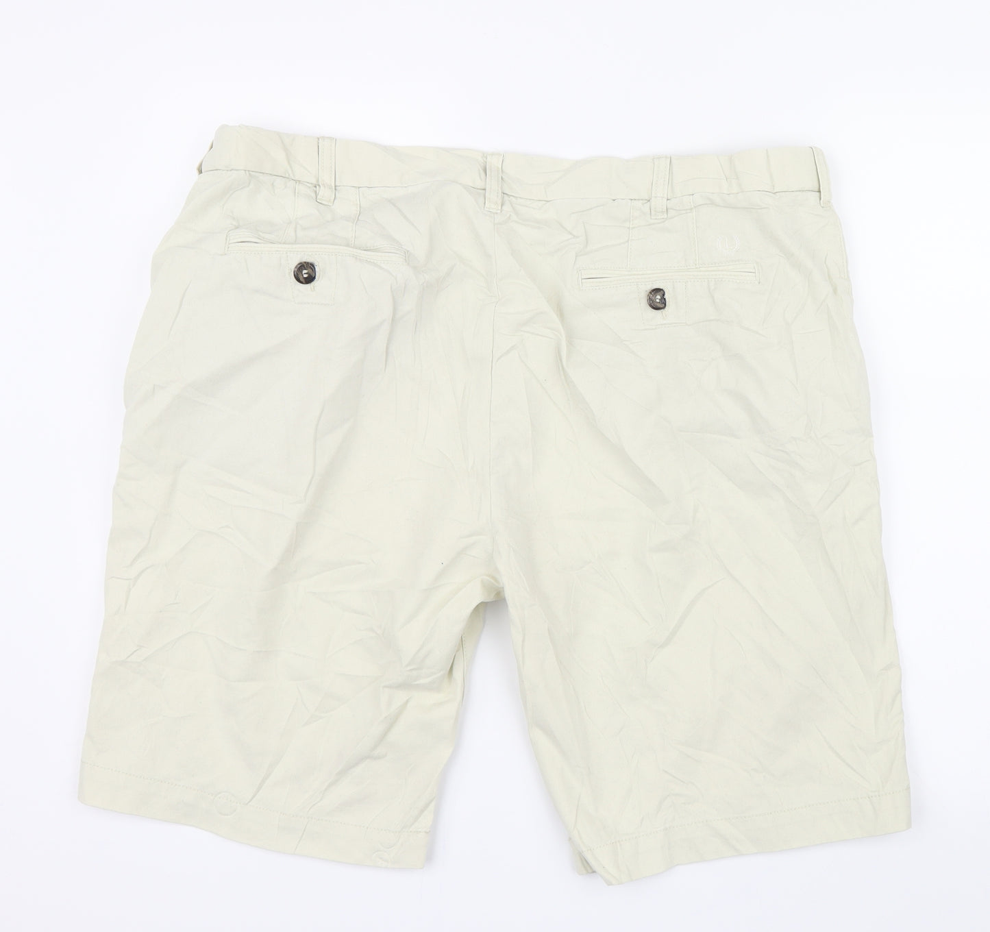 Lincoln Mens Ivory   Bermuda Shorts Size 40 in
