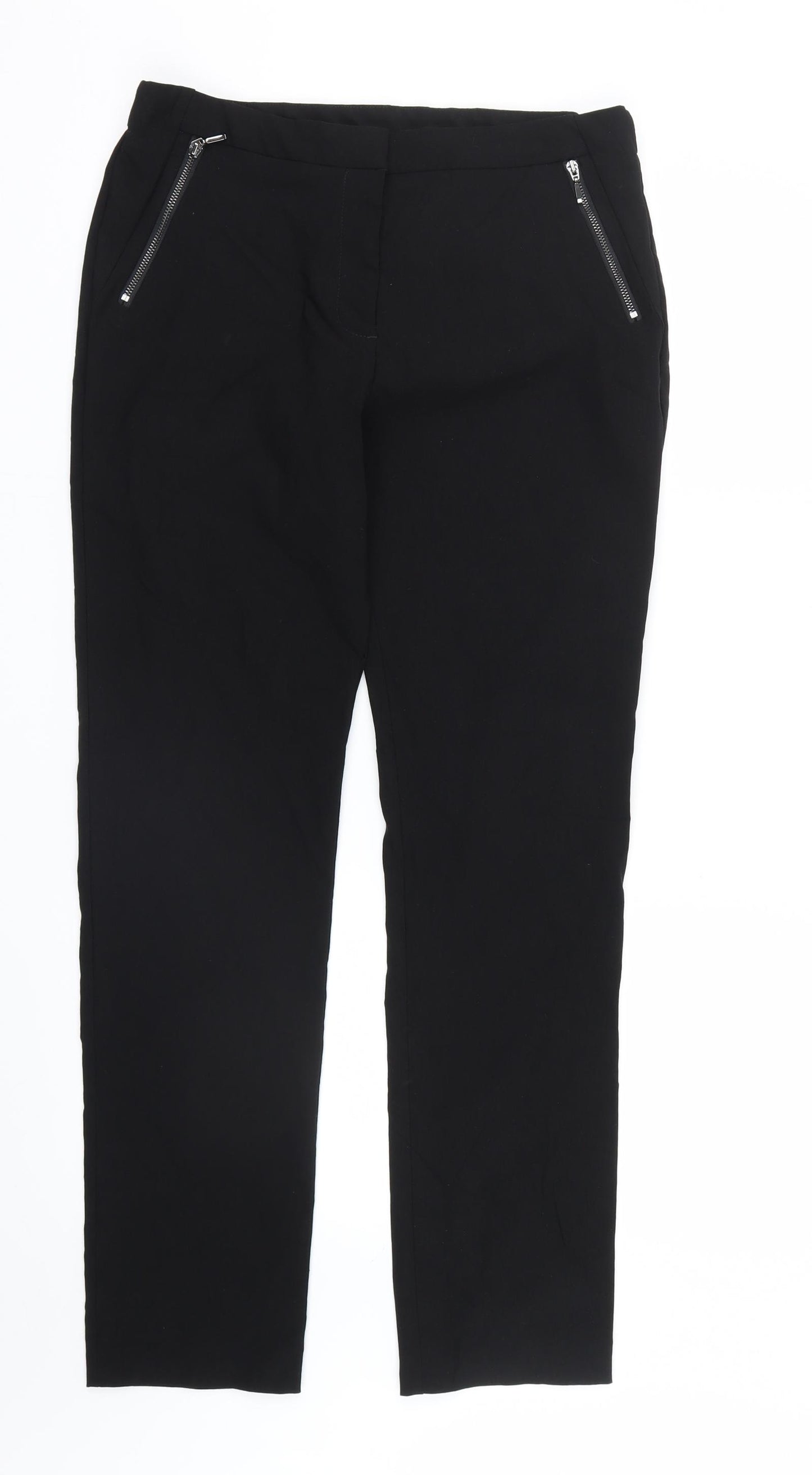 F&F Girls Black   Capri Trousers Size 15-16 Years