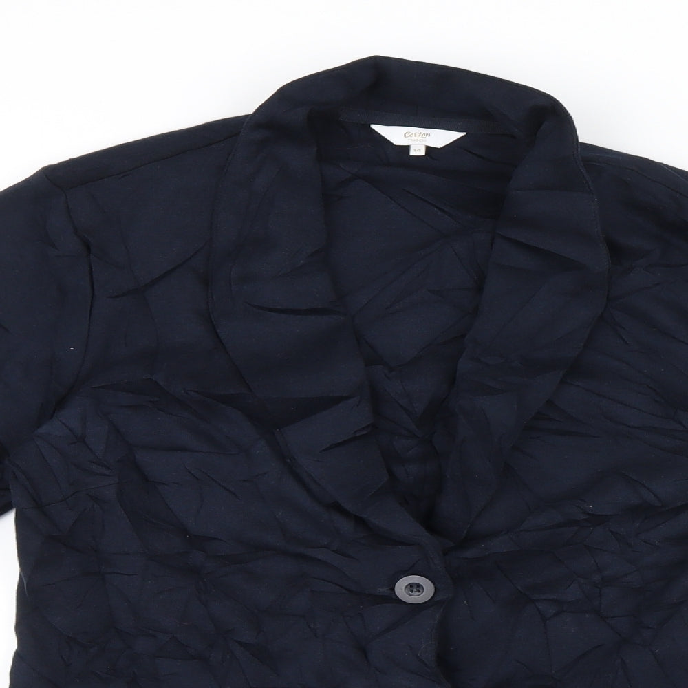 Cotton Traders Womens Blue   Jacket  Size 14