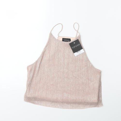 Topshop Womens Pink   Basic Tank Size 10