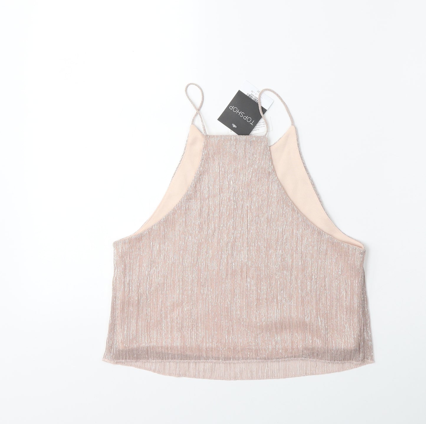 Topshop Womens Pink   Basic Tank Size 10
