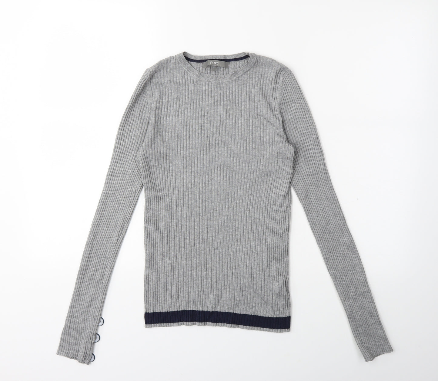 NEXT Womens Grey  Knit Pullover Jumper Size 10
