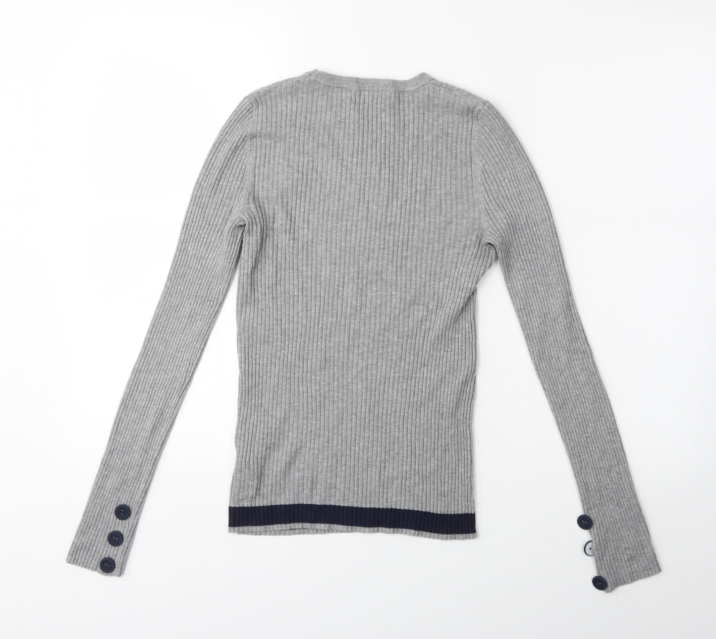 NEXT Womens Grey  Knit Pullover Jumper Size 10