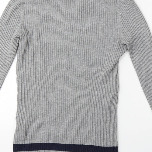 NEXT Womens Grey  Knit Pullover Jumper Size 10