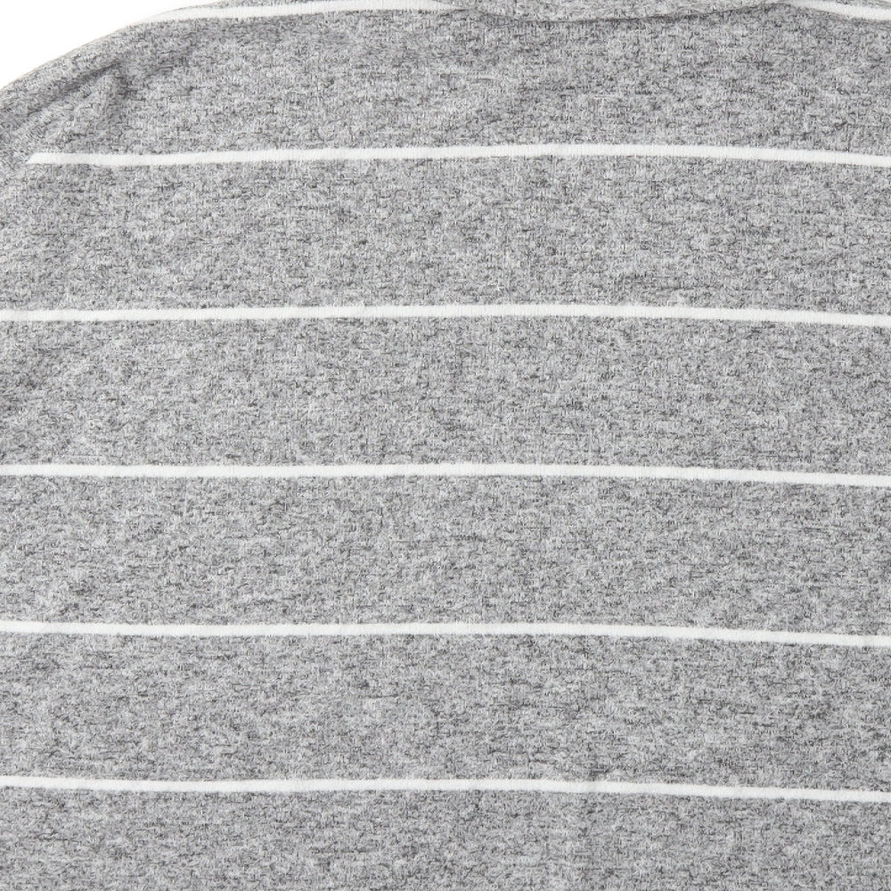 Dorothy Perkins Womens Grey Striped  Pullover Jumper Size 18