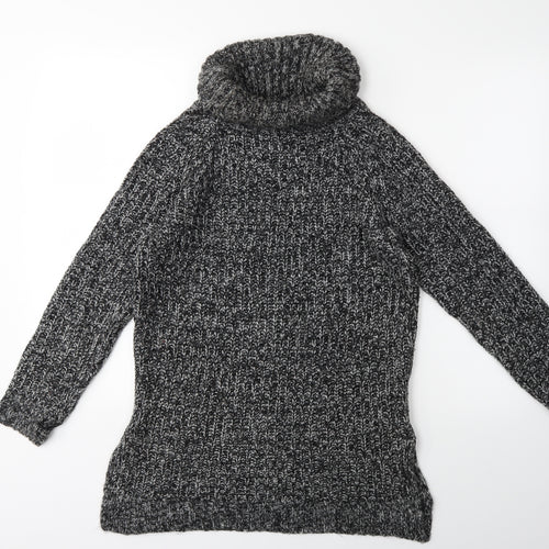 Papaya Womens Grey  Knit Pullover Jumper Size S