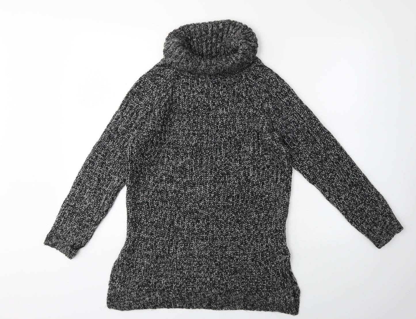 Papaya Womens Grey  Knit Pullover Jumper Size S